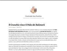 Tablet Screenshot of consanpaolino.org